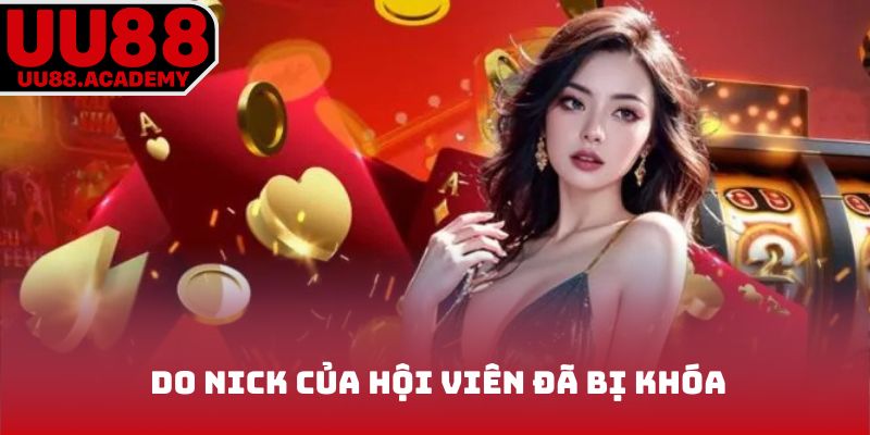 Account của hội viên đã bị khóa
